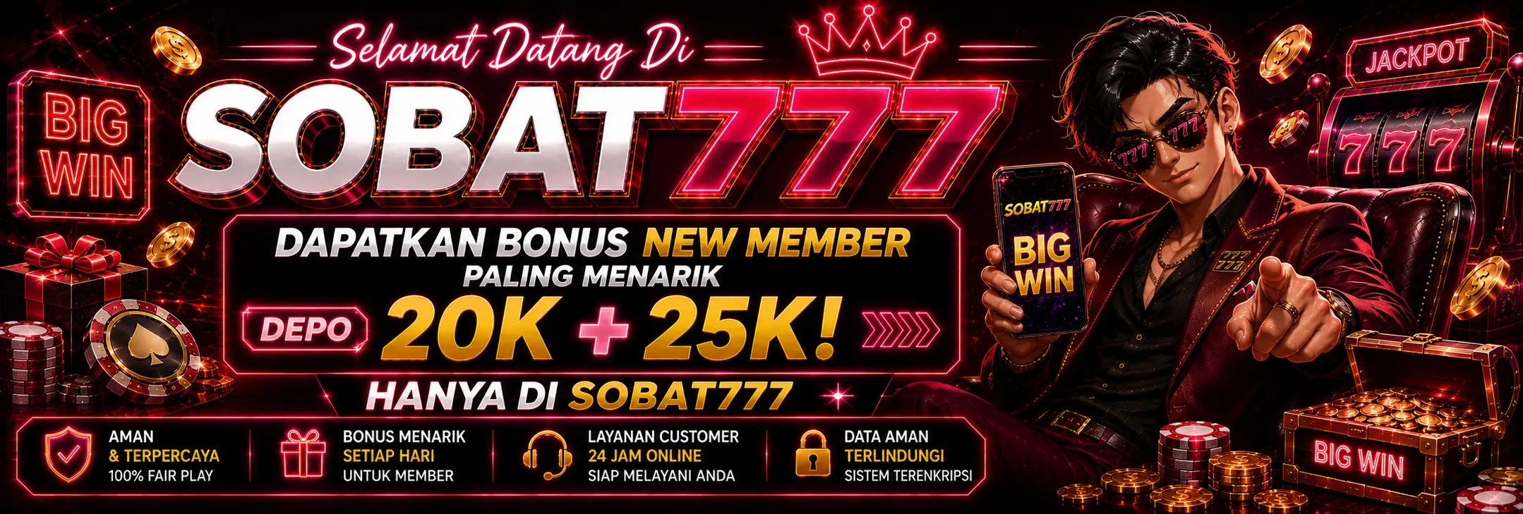 Bonus New Member Paling Menarik Depo 20K + 25K!
